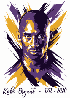Lakers P2 16 Sketch Line Art Svg Vector, Free Vectors File
